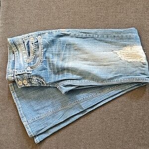 VINTAGE Low Rise Boot Cut Jeans
